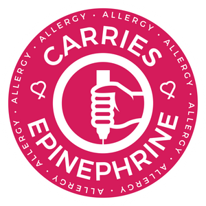 Carries Epinephrine alert patch to be used on medical bag, backpacks and other bags. Can be used where you use moral patches. Always Carry Two