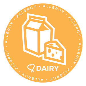 Dairy Allergy alert patch to be used on medical bag, backpacks and other bags. Can be used where you use moral patches.