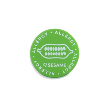 Sesame Allergy alert charm meant to be used on a medical alert bracelet or band. Used to help alert others and help prevent exposure to sesame